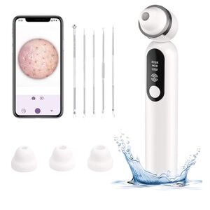Blackhead remover vacuum with camera